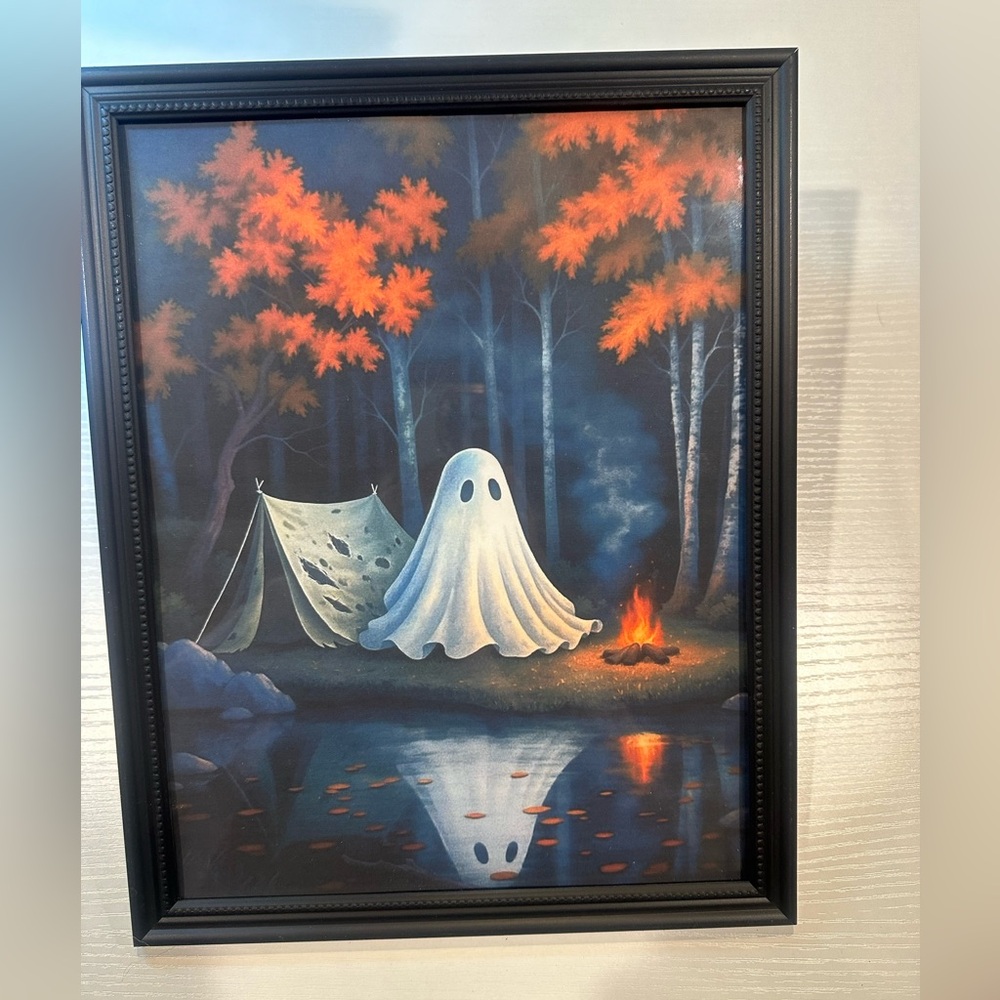 'Wild Ghost Camp' Poster, picture, framed 8x10” print